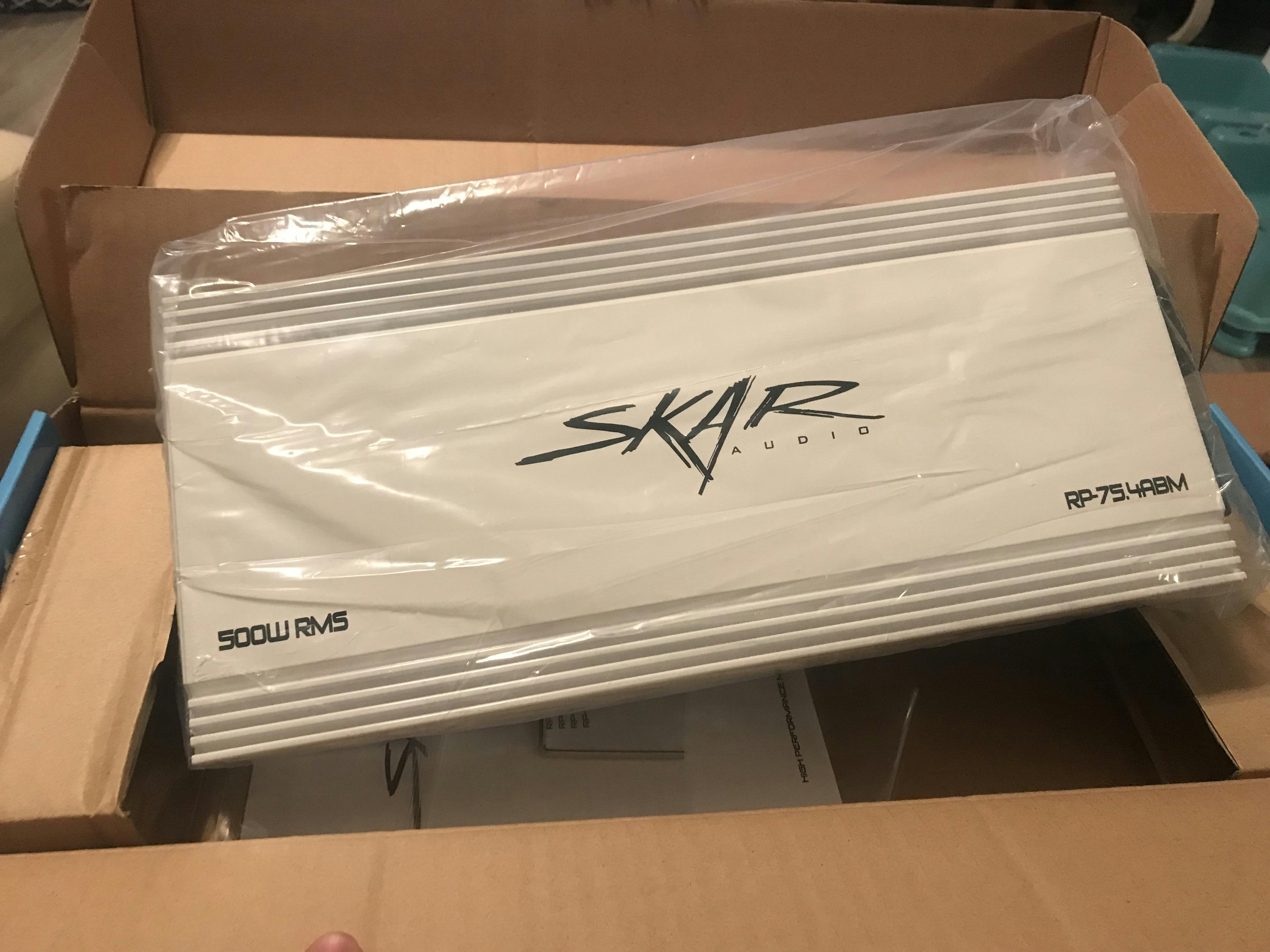 Skar Audio RP75.4ABM 500 Watt 4Channel A/B Marine Amplifier